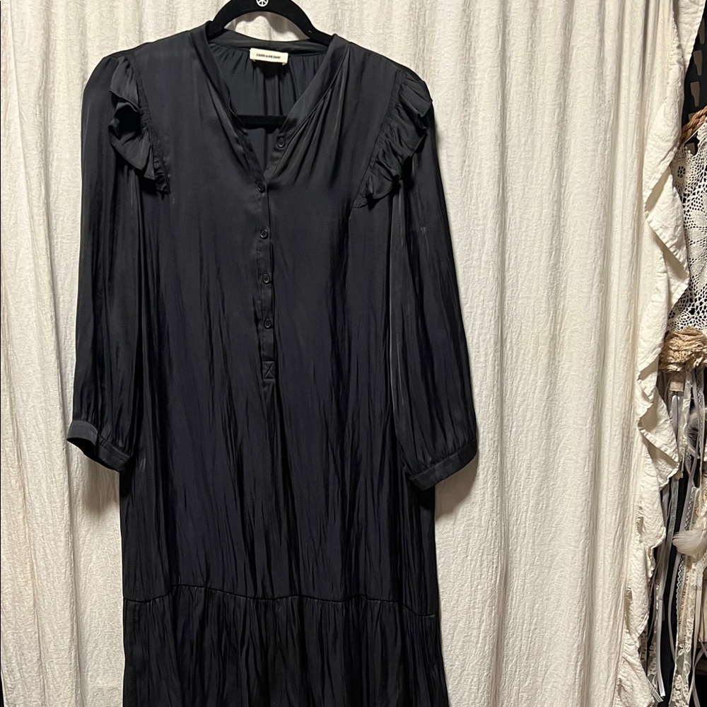 Zadig & Voltaire Black Long Sleeve Dress